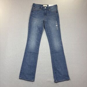 Gap 1969 Jean Women 25R Blue Authentic Perfect Boot Long Stretch NWT
